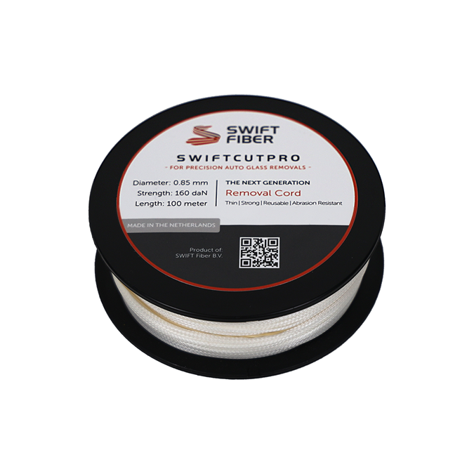 Single-Cut Faden 0.6mm weiss