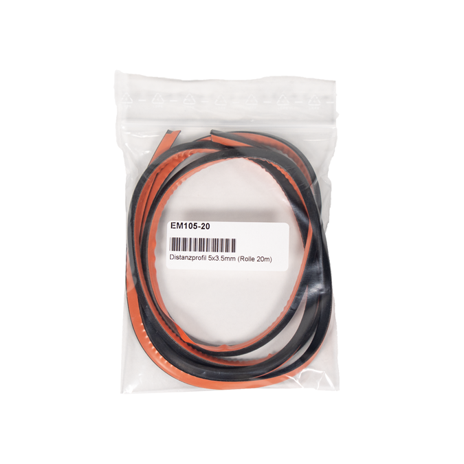 Profilé d'écartement 5 x 3,5 mm (rouleau de 50 m)
