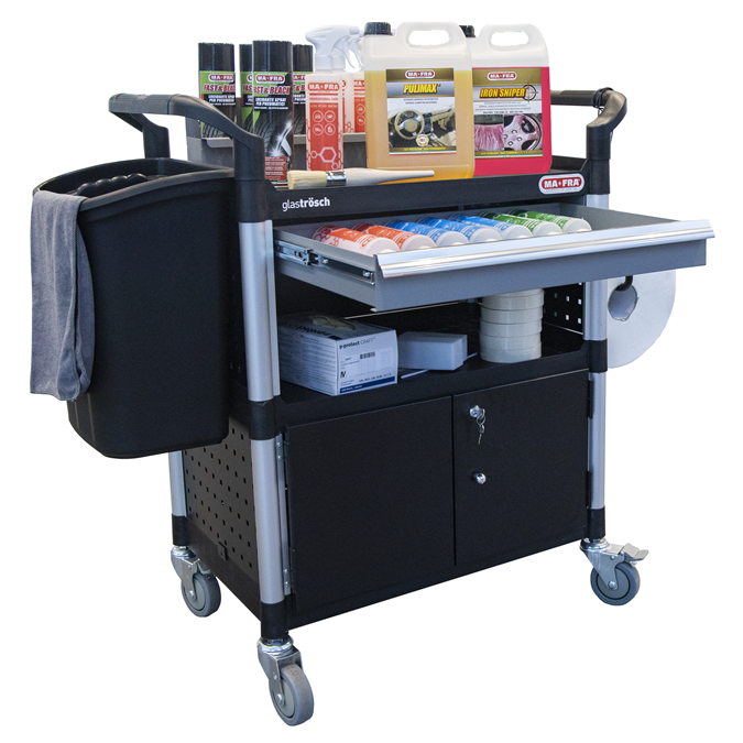 Mobiler Reinigungswagen Set