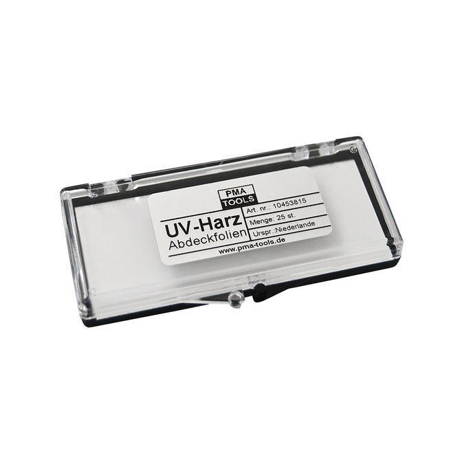UV-Harz-Abdeckfolien, 25 Stk Black Box